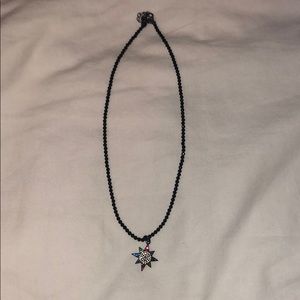 Super pretty back and colorful star choker